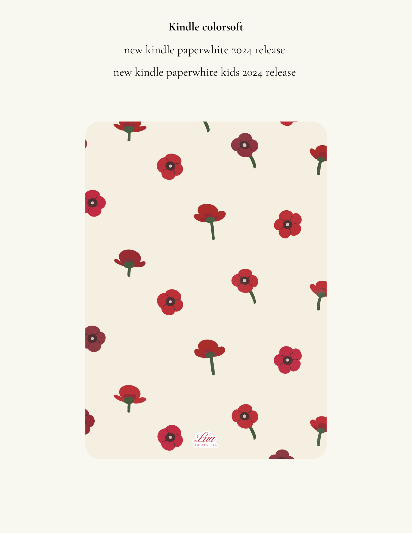 Summer Bloom ✦ Kindle Insert ✦ Digital Download