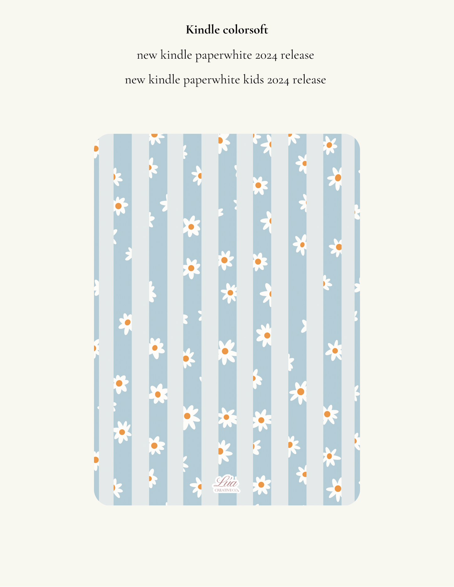 Summer Daisies ✦ Kindle Insert ✦ Digital Download