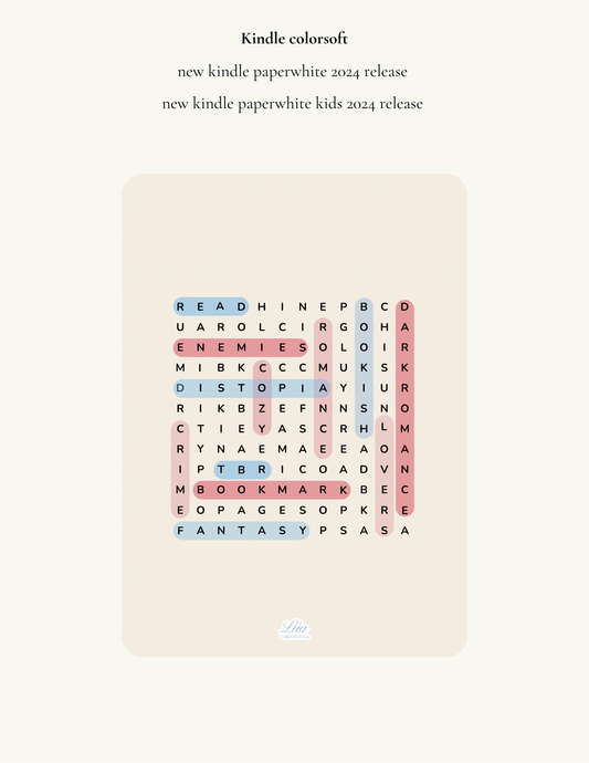 Bookish Search ✦ Kindle Insert ✦ Digital Download