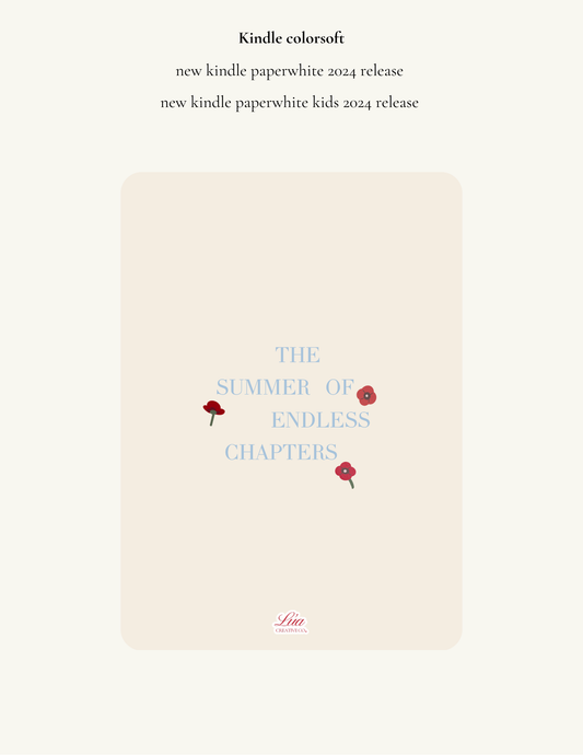 The Summer Of Endless Chapters ✦ Summer Bloom Edition ✦ Kindle Inserts ✦ Digital Download