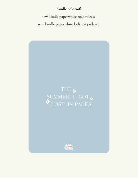 The Summer I Got Lost In Pages ✦ Kindle Insert ✦ Digital Download