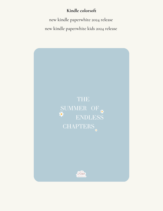 The Summer Of Endless Chapters ✦ Kindle Insert ✦ Digital Download